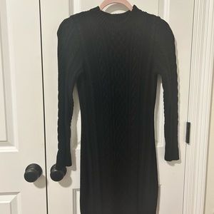 black mini dress for the weather